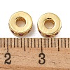 Rack Plating Brass Micro Pave Cubic Zirconia  Beads KK-U030-31G-06-2