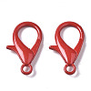 Spray Painted Eco-Friendly Alloy Lobster Claw Clasps X-PALLOY-T080-06B-NR-3