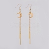 Brass Dangle Earrings EJEW-JE04045-02-1
