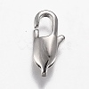 Tarnish Resistant 316 Surgical Stainless Steel Lobster Claw Clasps STAS-Z013-02A-1