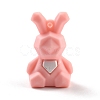 PVC Faceted Cartoon Rabbit Pendants FIND-B002-15-2