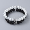 Stretch Bracelet Sets BJEW-JB04513-01-1