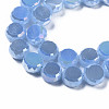 Electroplate Glass Beads Strands EGLA-S194-13A-4