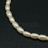 Eco-Friendly Glass Pearl Barrel Beads Strands X-HY-O001-A-03-2