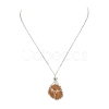 304 Stainless Steel Macrame Pouch Empty Stone Holder for Pendant Necklaces Making NJEW-JN04382-2
