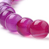 Natural Striped Agate/Banded Agate Beads Strands G-S259-04-14mm-4