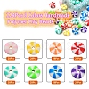 224Pcs 8 Colors Handmade Polymer Clay Beads CLAY-YW0001-53-2
