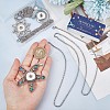 SUNNYCLUE DIY Ocean Theme Snap Necklace Making Kit DIY-SC0021-48-3