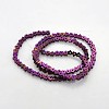 Electroplate Non-magnetic Synthetic Hematite Beads Strands G-J217D-09-2