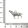 Alloy Howling Wolf Pendants EJ1753-3