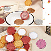 CRASPIRE 25Pcs Adhesive Wax Seal Stickers DIY-CP0009-11B-10-5