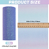 10 Yards Rainbow Color Polyester Tulle Fabric Rolls OCOR-WH0082-136D-2