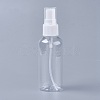 60ml Transparent PET Plastic Spray Bottle X-MRMJ-WH0032-01B-2