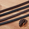 Flat Braided Leather Cord WL-WH0003-09A-5