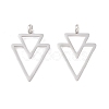 Non-Tarnish 304 Stainless Steel Pendants STAS-P308-01P-1