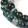 Natural Striped Agate/Banded Agate Beads Strands G-Z060-A01-A19-3
