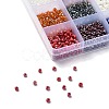 180G 15 Colors Glass Seed Beads SEED-JQ0003-01D-4mm-4