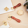 Wax Seal Brass Stamp Head AJEW-WH0215-022-6