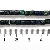 Natural Chrysocolla and Lapis Lazuli Beads Strands G-F765-F06-01-5