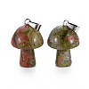 Natural Unakite Pendants G-N0325-10J-2