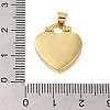 Rack Plating Brass & Clear Cubic Zirconia Pendants KK-S372-25G-3