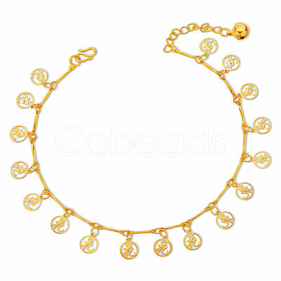 SHEGRACE Brass Charm Anklets JA175A-1