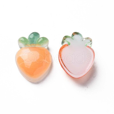 Transparent Epoxy Resin Cabochons CRES-S365-07-1