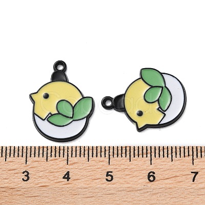 Alloy Enamel Pendants FIND-O003-03EB-1