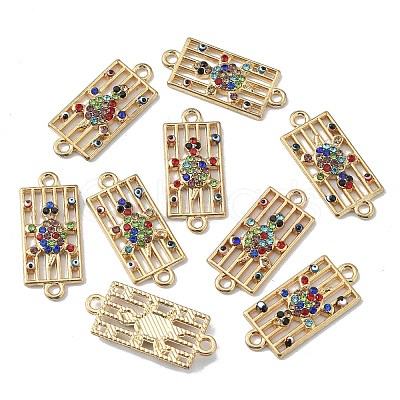 Alloy Rhinestone Connector Charms FIND-TAC0014-54B-1