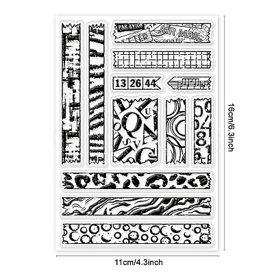 Custom PVC Plastic Clear Stamps DIY-WH0448-0509-1