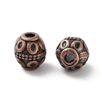 Tibetan Style Alloy Beads FIND-Q094-34R-1