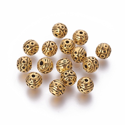 Tibetan Style Zinc Alloy Beads PALLOY-ZN191-AG-FF-1