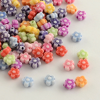 Craft Style Acrylic Beads MACR-Q157-M24-1