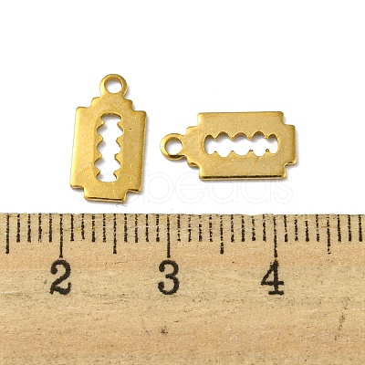 Ion Plating(IP) 304 Stainless Steel Charms STAS-P341-28G-1