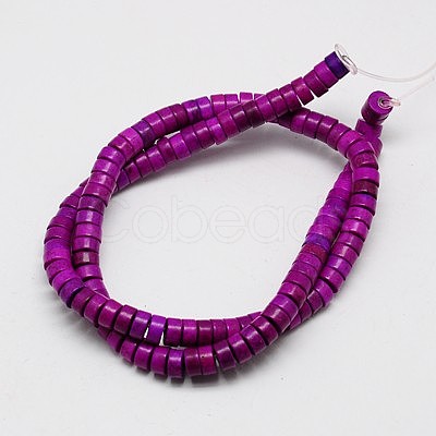 Synthetic Turquoise Beads Strands TURQ-G110-8x4mm-02-1