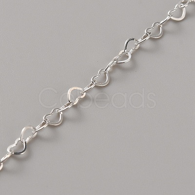 925 Sterling Silver Heart Link Chain STER-TAC0003-02S-01-1