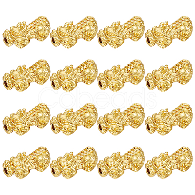 BENECREAT 18Pcs Alloy Beads PALLOY-BC0001-16C-1