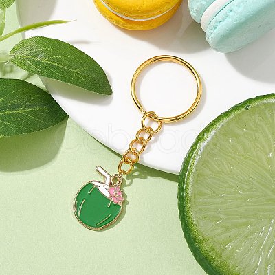 Alloy Enamel Pendant Keychain KEYC-JKC00622-04-1