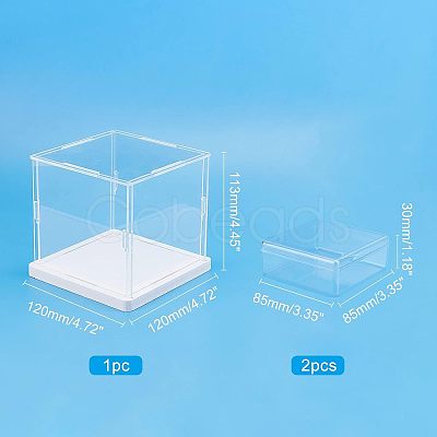 SUPERFINDINGS Transparent Acrylic & Plastic Display Box CON-FH0001-43-1