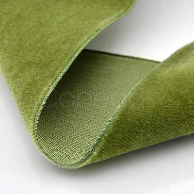 Polyester Velvet Ribbon for Gift Packing and Festival Decoration SRIB-M001-4mm-570-1