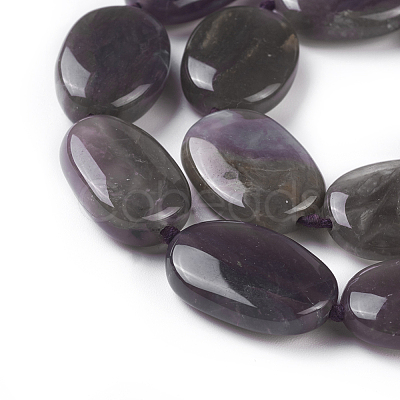 Natural Purple Agate Beads Strands G-F645-01-1