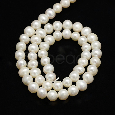 Natural Cultured Freshwater Pearl Beads Strands X-PEAR-L001-C-13-1