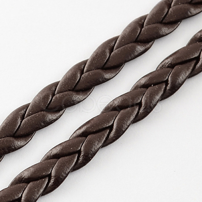 Braided Imitation Leather Cords LC-S002-5mm-17-1