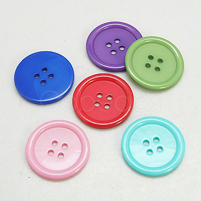 Resin Buttons RESI-D030-11mm-M-1