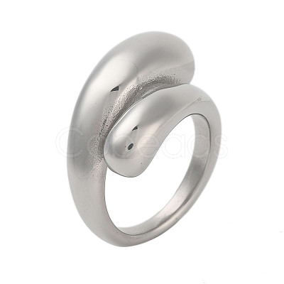 Non-Tarnish 304 Stainless Steel Rings for Women RJEW-K270-05C-P-1