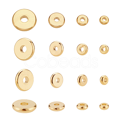 ARRICRAFT 80Pcs 4 Style Brass Beads KK-AR0002-17-1