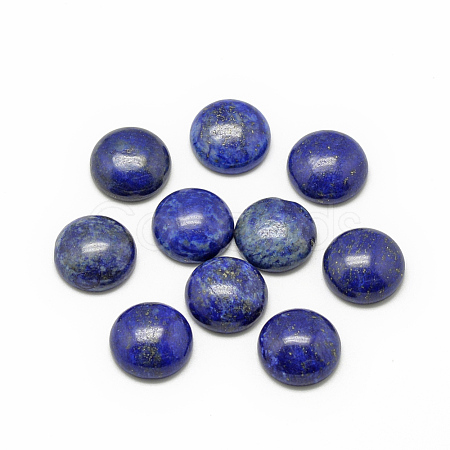 Natural Lapis Lazuli Cabochons X-G-R416-10mm-33-1