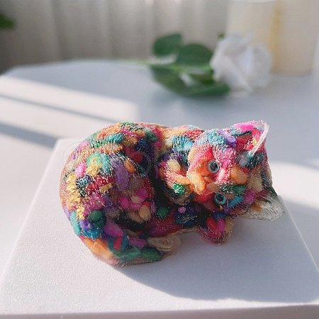 Resin Cat Display Decoration PW-WG63330-05-1