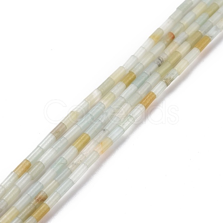 Natural Flower Amazonite Beads Strands G-M389-16-1