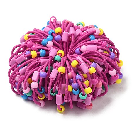 Colorful Nylon Elastic Hair Ties for Girls Kids MRMJ-P017-01C-1